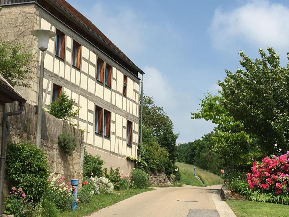Rose Cottage Im Romantischen Taubertal Adelshofen (Ansbach) Exterior foto