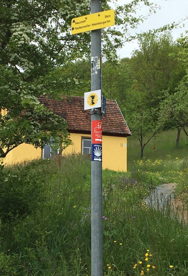 Rose Cottage Im Romantischen Taubertal Adelshofen (Ansbach) Exterior foto